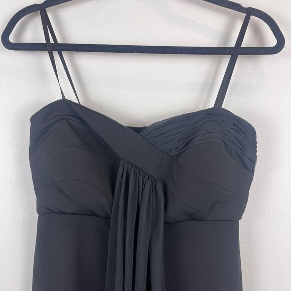 BCBGENeration Dress Women 6 Black Stretch Sweetheart Neckline Cocktail Party LBD - Picture 2 of 10